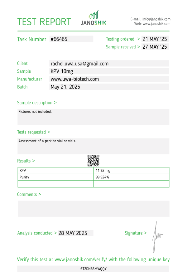 CAS 67727-97-3  KPV 10 - Image 3