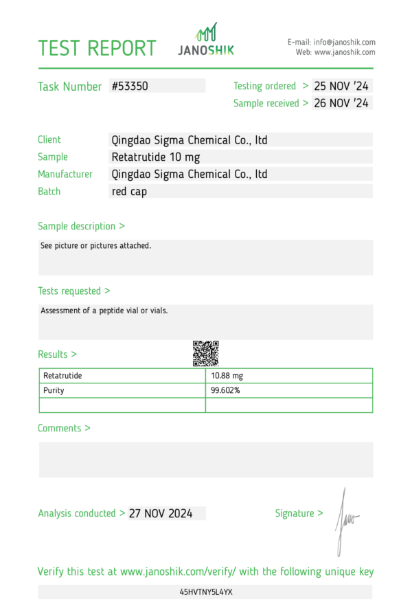 CAS 2381089-83-2   GLP-1, GCGR, GIPR  RT 10 - Image 3